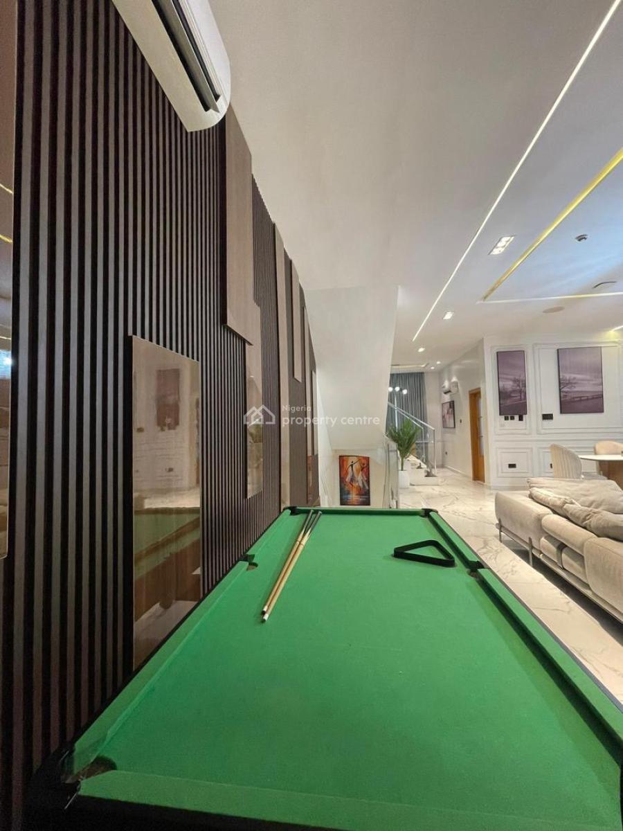 Contemporary 4-bedroom Corner Piece Terrace Duplex with Gym, Pool & Bq, Lekki Phase 1, Lekki, Lagos, Terraced Duplex for Sale