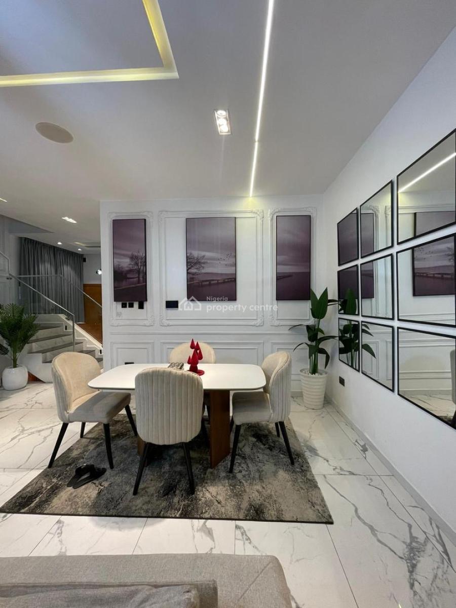 Contemporary 4-bedroom Corner Piece Terrace Duplex with Gym, Pool & Bq, Lekki Phase 1, Lekki, Lagos, Terraced Duplex for Sale
