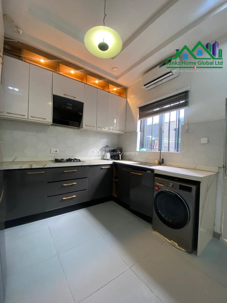 Fully Automated 4 Bedroom Terrace Duplex with a Bq, Ikate, Lekki, Lagos, Terraced Duplex for Rent