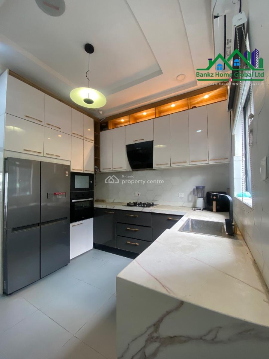 Fully Automated 4 Bedroom Terrace Duplex with a Bq, Ikate, Lekki, Lagos, Terraced Duplex for Rent