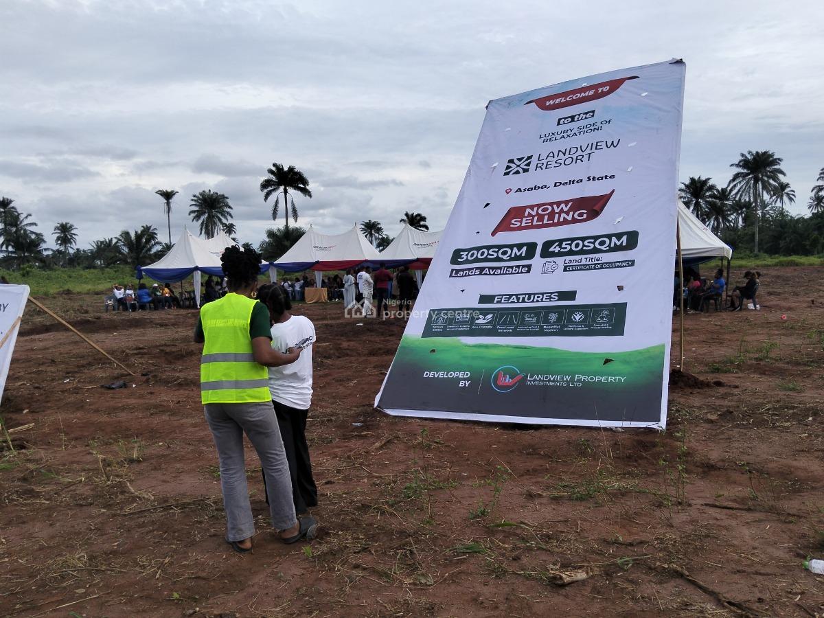 Land with C of O Suitable Luxury Living and Resort Lifestyle, Landview Resort,near Asaba Intl Airport, Cubana Millennium City, Asaba, Delta, Land for Sale