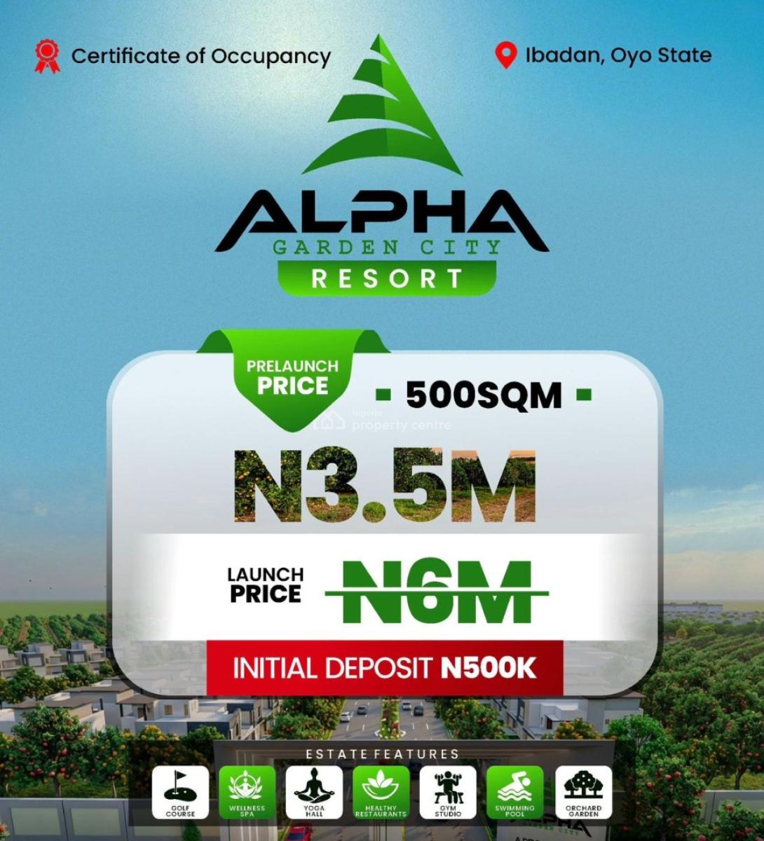 Own a 500sqm Plot, Ibadan, Oyo, Residential Land for Sale