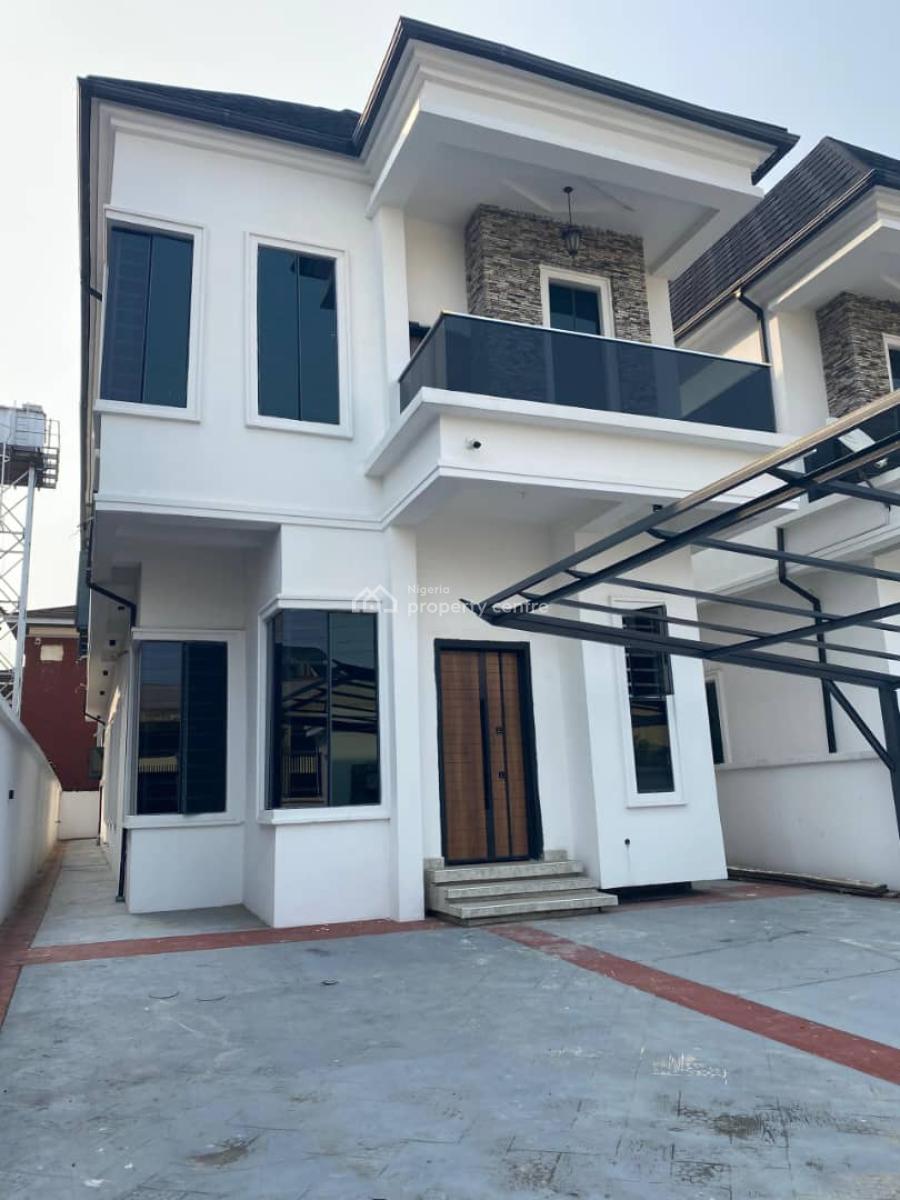 Brand New 5 Bedroom Fully Detached Duplex with Bq, Osapa Estate, Jakande, Lekki, Lagos, Detached Duplex for Sale