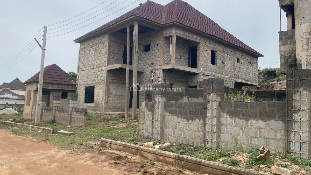 Spacious 4 Bedroom Fully Detached Duplex with 1 Room Bq, After Voice of Nigeria, Sabon Lugbe, Lugbe District, Abuja, Detached Duplex for Sale