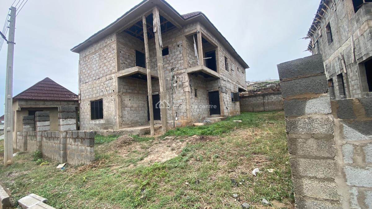 Spacious 4 Bedroom Fully Detached Duplex with 1 Room Bq, After Voice of Nigeria, Sabon Lugbe, Lugbe District, Abuja, Detached Duplex for Sale