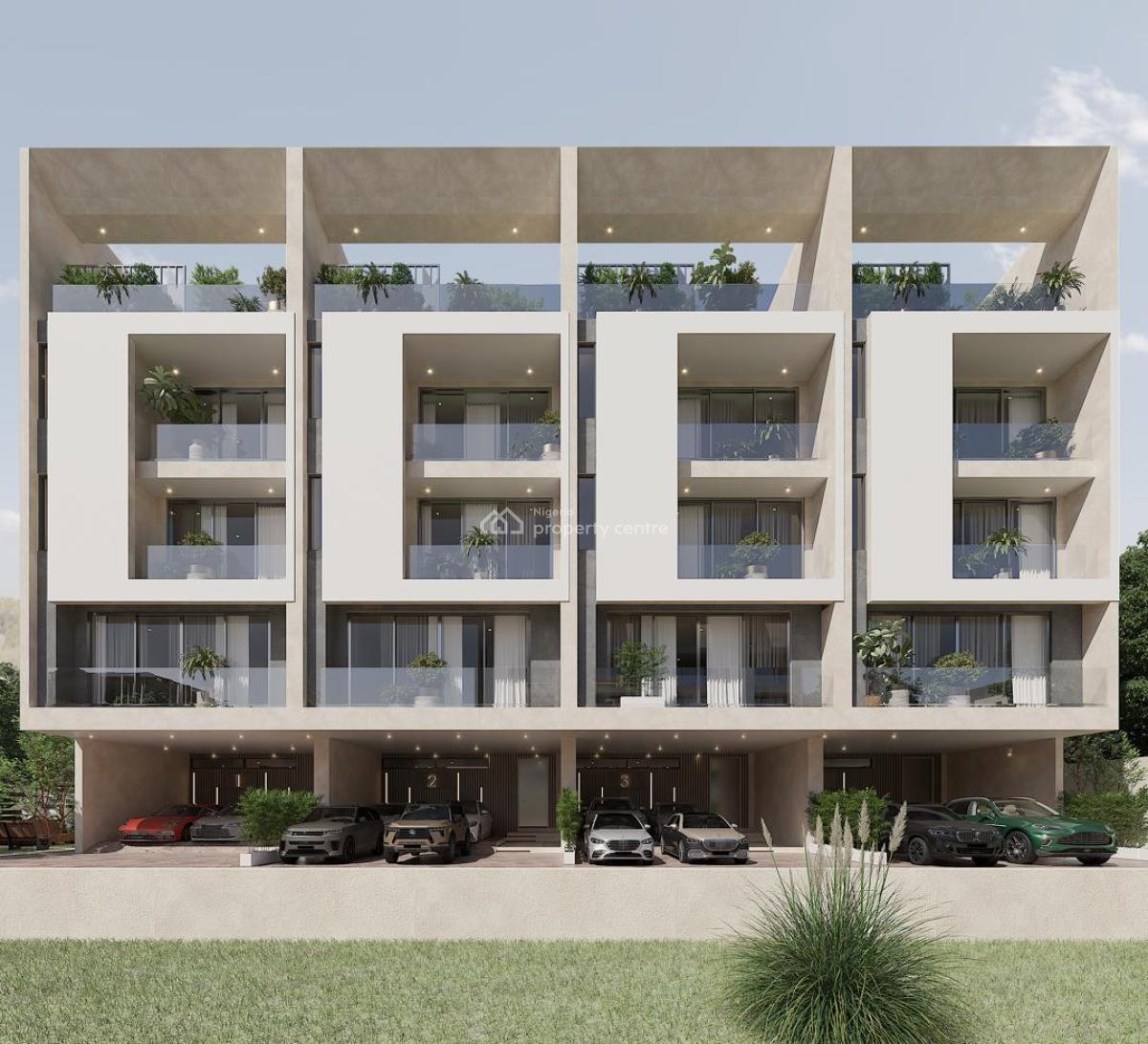 Brand New 4 Bedroom Terrace Duplex Off Plan, Banana Island Estate, Banana Island, Ikoyi, Lagos, Terraced Duplex for Sale