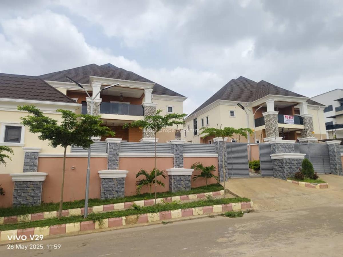 Luxury Newly Completed 6-bedroom Detached Duplexes with Guest Chalet, Before Sunrise Hill Estate, Asokoro District, Abuja, Detached Duplex for Rent