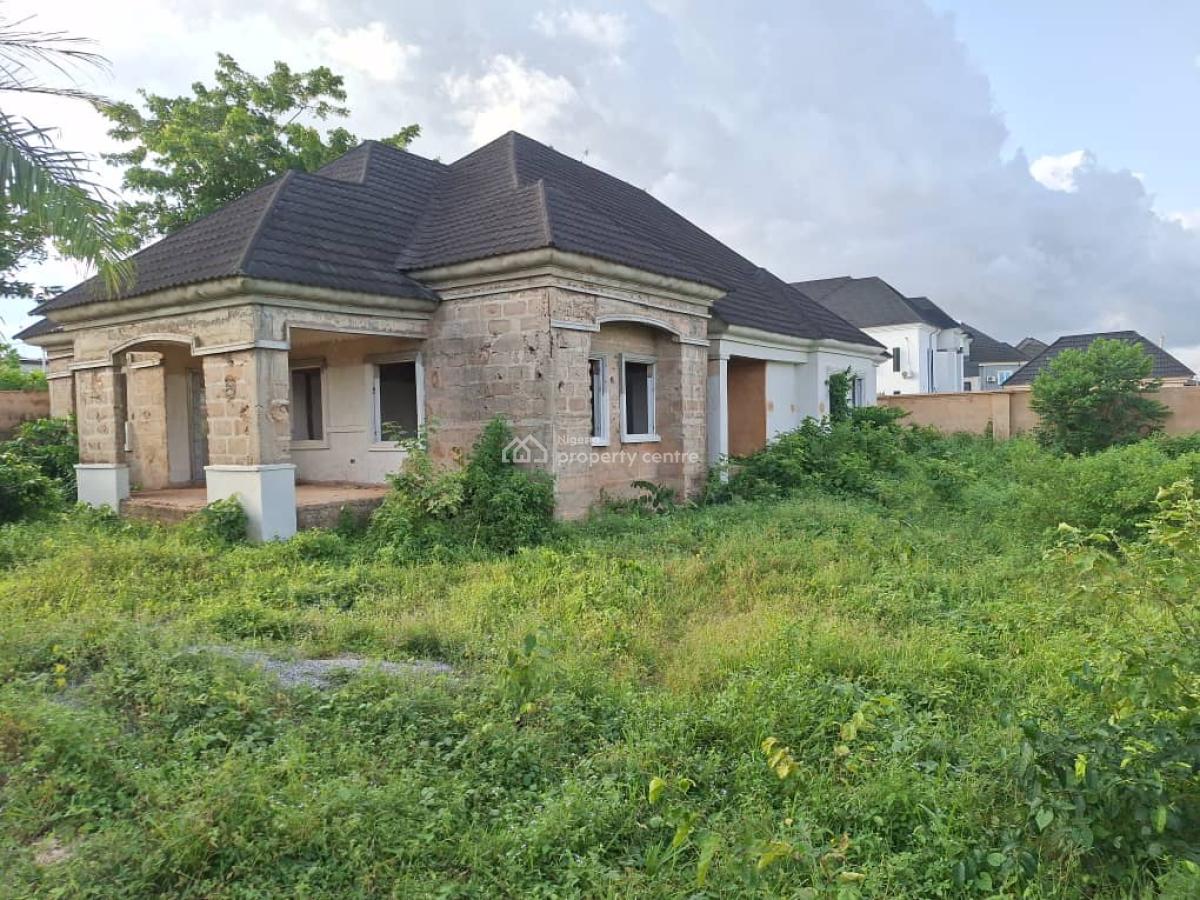 4 Bedroom Bungalow . 90% Completed, Amagba Gra, Benin, Oredo, Edo, Detached Bungalow for Sale