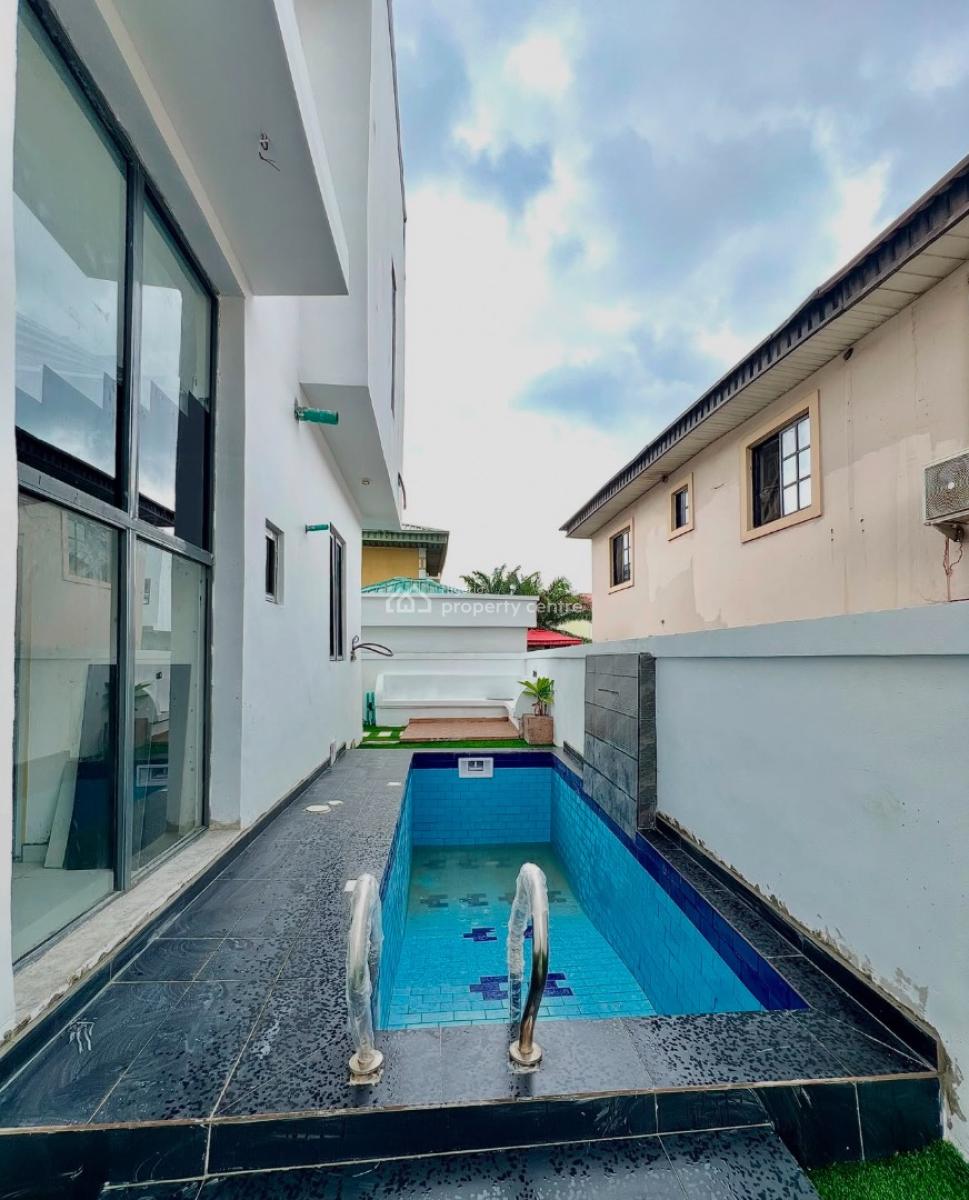 Luxurious 4 Bedroom Fully Detached with Swimming Pool Duplex with Bq, Secure Estate at Ajah Lekki, Ajah, Lagos, Detached Duplex for Sale