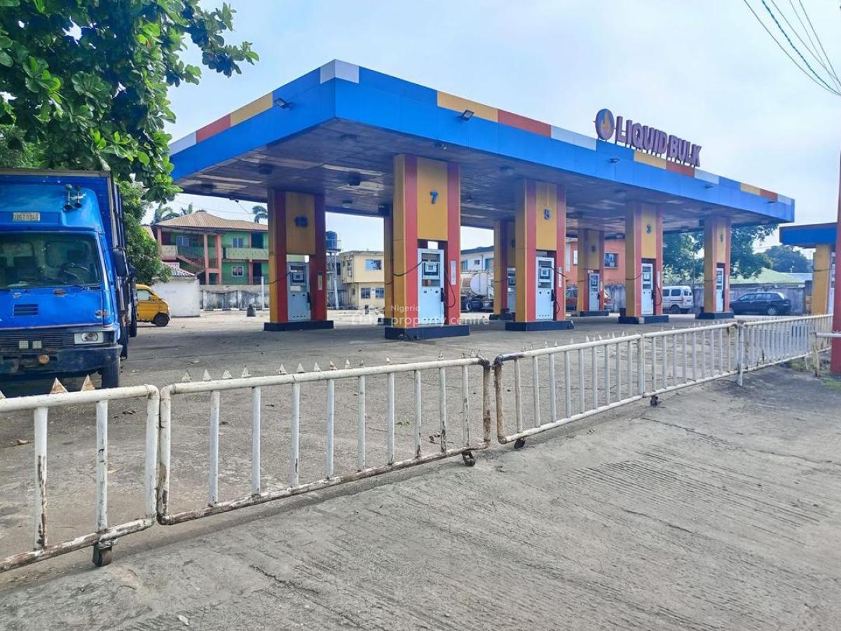 Functional and Licensed Filling Station with 12 Pumps of Pms, Ago and, Lagos Abeokuta Expressway,by Dopemu Under Bridge, Dopemu, Agege, Lagos, Filling Station for Sale