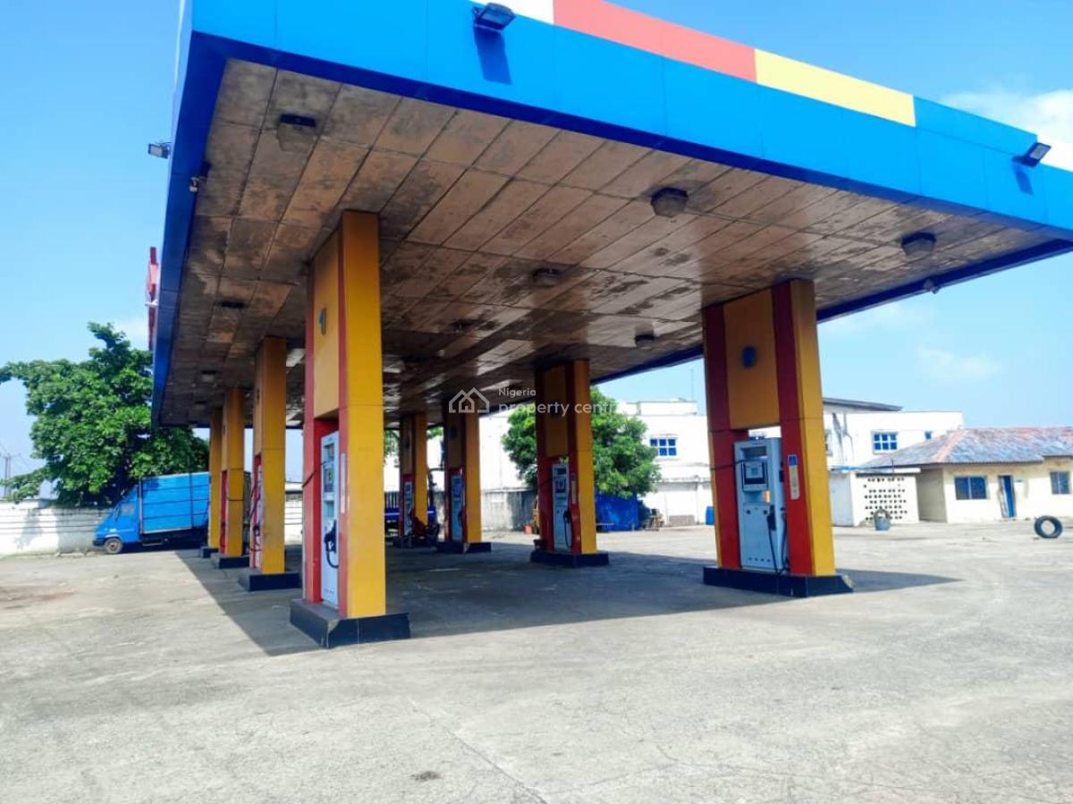 Functional and Licensed Filling Station with 12 Pumps of Pms, Ago and, Lagos Abeokuta Expressway,by Dopemu Under Bridge, Dopemu, Agege, Lagos, Filling Station for Sale