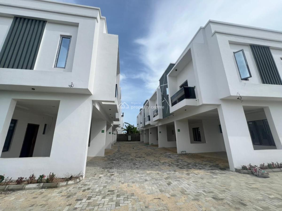 4 Bedroom Terrace Duplex with a Bq, Ajah, Lekki, Lagos, Terraced Duplex for Sale