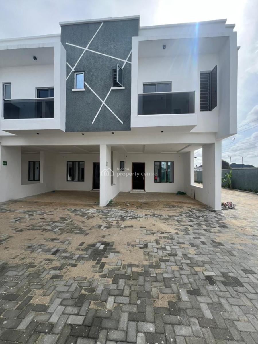 4 Bedroom Terrace Duplex with a Bq, Ajah, Lekki, Lagos, Terraced Duplex for Sale