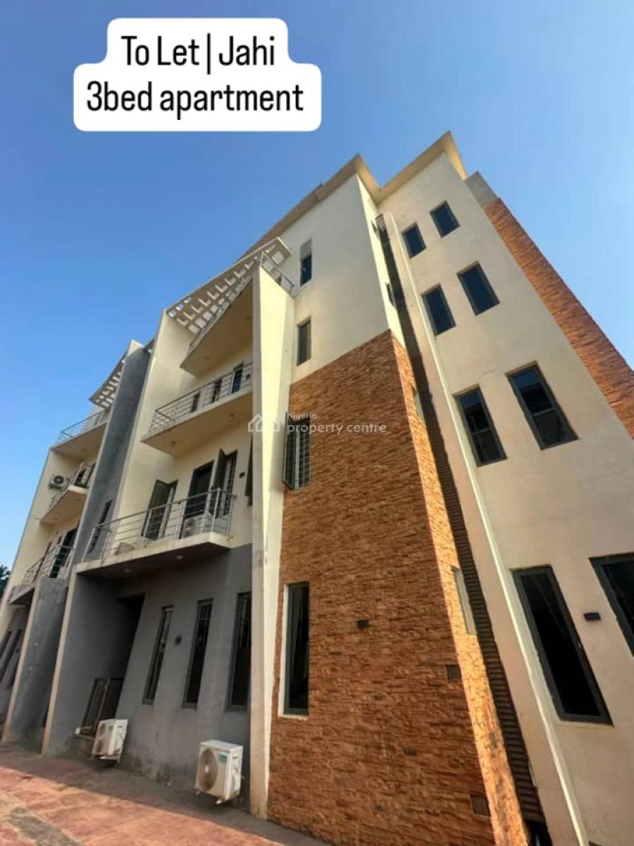 3 Bedroom Apartment, in a Serene Environment, Jahi, Abuja, Flat / Apartment for Rent