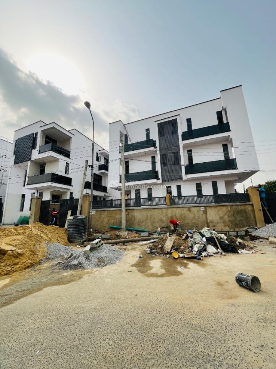 Luxury Built 4 Bedroom Semi Detached Duplex with Bq, Contemporary Detailed Home with Bq in a Call to Access Estate, Omole Phase 1, Ikeja, Lagos, Semi-detached Duplex for Sale