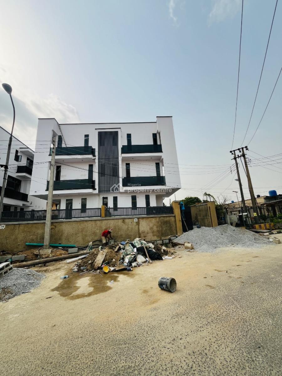 Luxury Built 4 Bedroom Semi Detached Duplex with Bq, Contemporary Detailed Home with Bq in a Call to Access Estate, Omole Phase 1, Ikeja, Lagos, Semi-detached Duplex for Sale