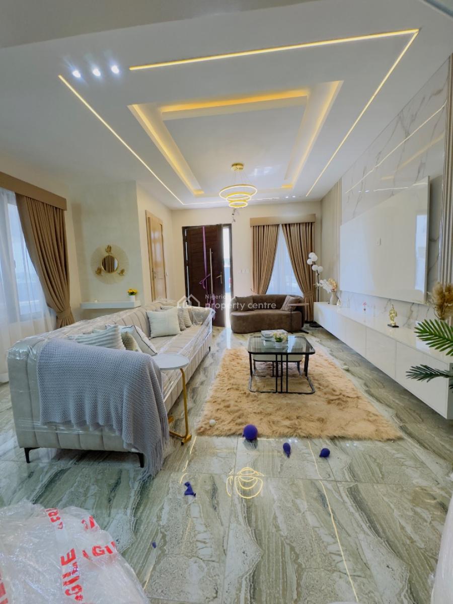 Exclusively Designed 4 Bedroom Semi Detached Duplex Plus Bq, Stunning Fully Furnished Home with Pool, Gym, Bq in an Estate, Gra, Ogudu, Lagos, Semi-detached Duplex for Sale