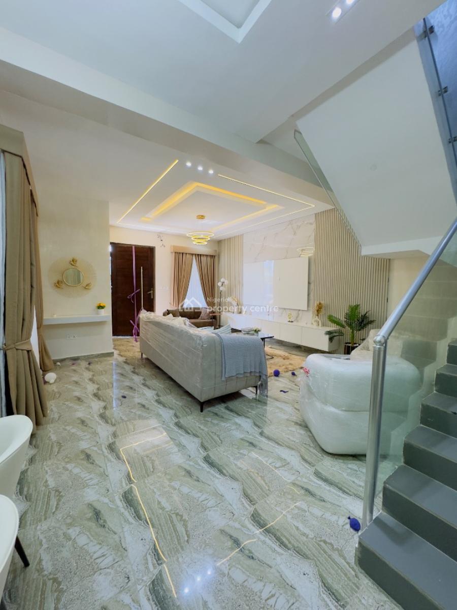 Exclusively Designed 4 Bedroom Semi Detached Duplex Plus Bq, Stunning Fully Furnished Home with Pool, Gym, Bq in an Estate, Gra, Ogudu, Lagos, Semi-detached Duplex for Sale