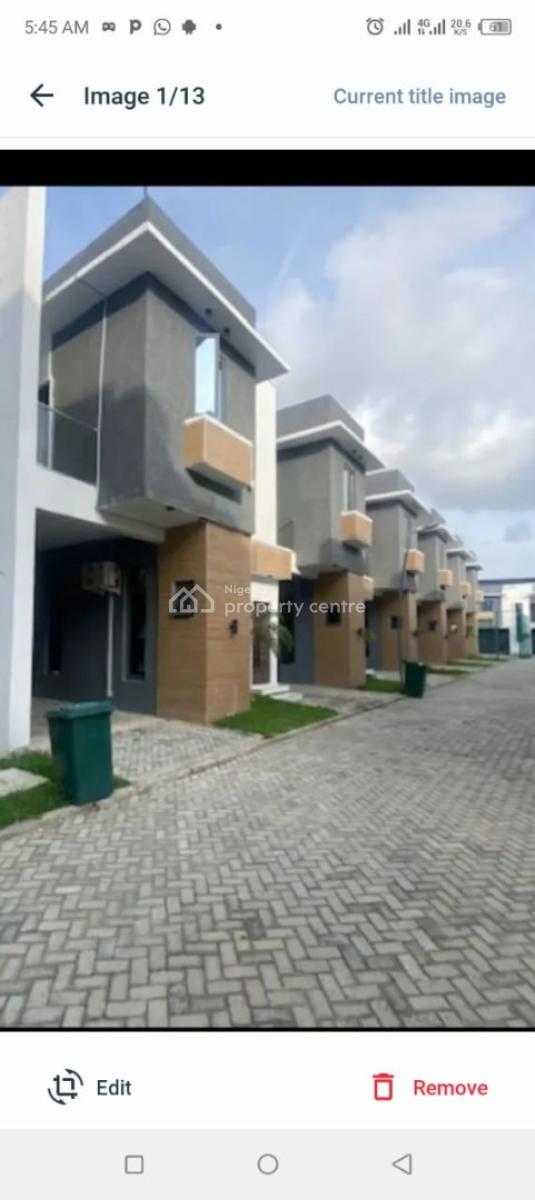 Newly Built 3 Bedroom Terrace Duplex with Bq, Swimming Pool and Childr, Lekki Palm City, Ajah, Lekki, Lagos. Rent: ₦, Ado, Ajah, Lagos, Terraced Duplex for Rent