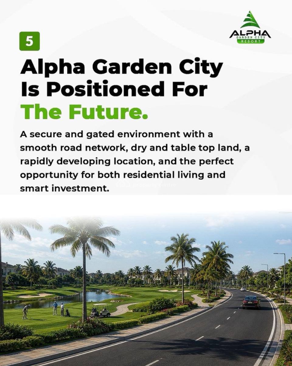 Land Is Positioned Right in That Growth Direction, Alpha Garden City Resort, Ibadan, Oyo, Residential Land for Sale