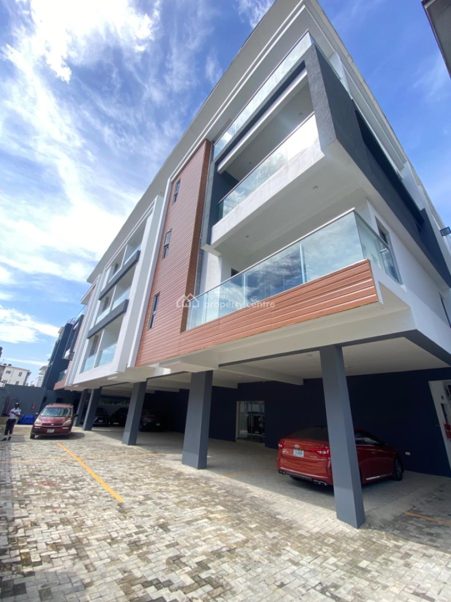 Luxury 3 Bedroom Serviced Spacious Apartment with Bq, Elevator & Gym, Ikate, Ikate, Lekki, Lagos, Flat / Apartment for Sale