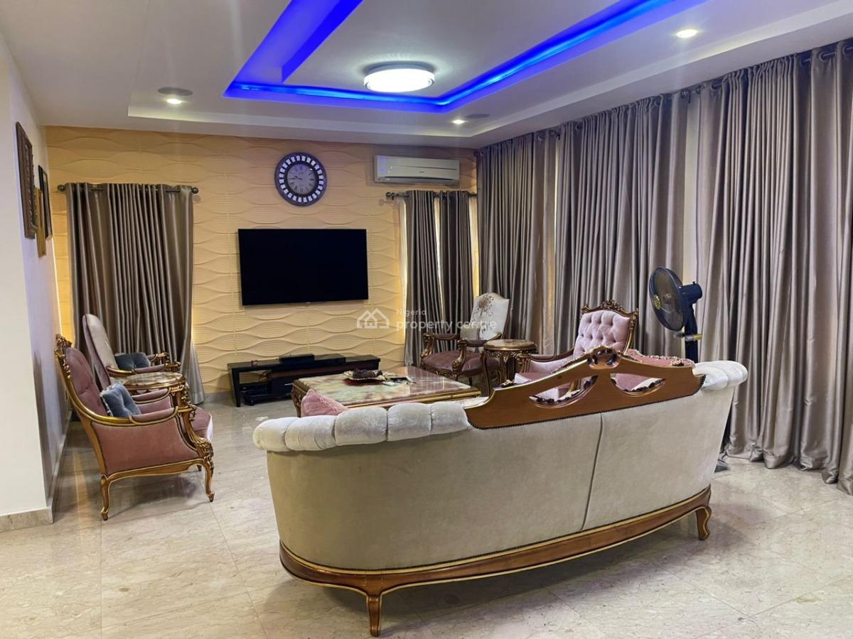 Furnished 4 Bedrooms Detached House with 1 Room Bq., Osapa, Lekki, Lagos, Detached Duplex for Rent