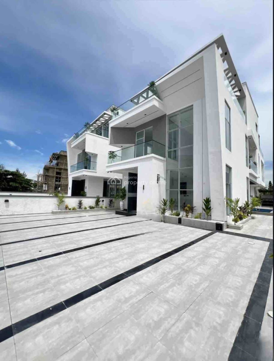 Exclusively Finished 5 Bed Luxury Home with, Cinema, Swimming Pool& Bq, Osapa, Lekki, Lagos, Detached Duplex for Sale