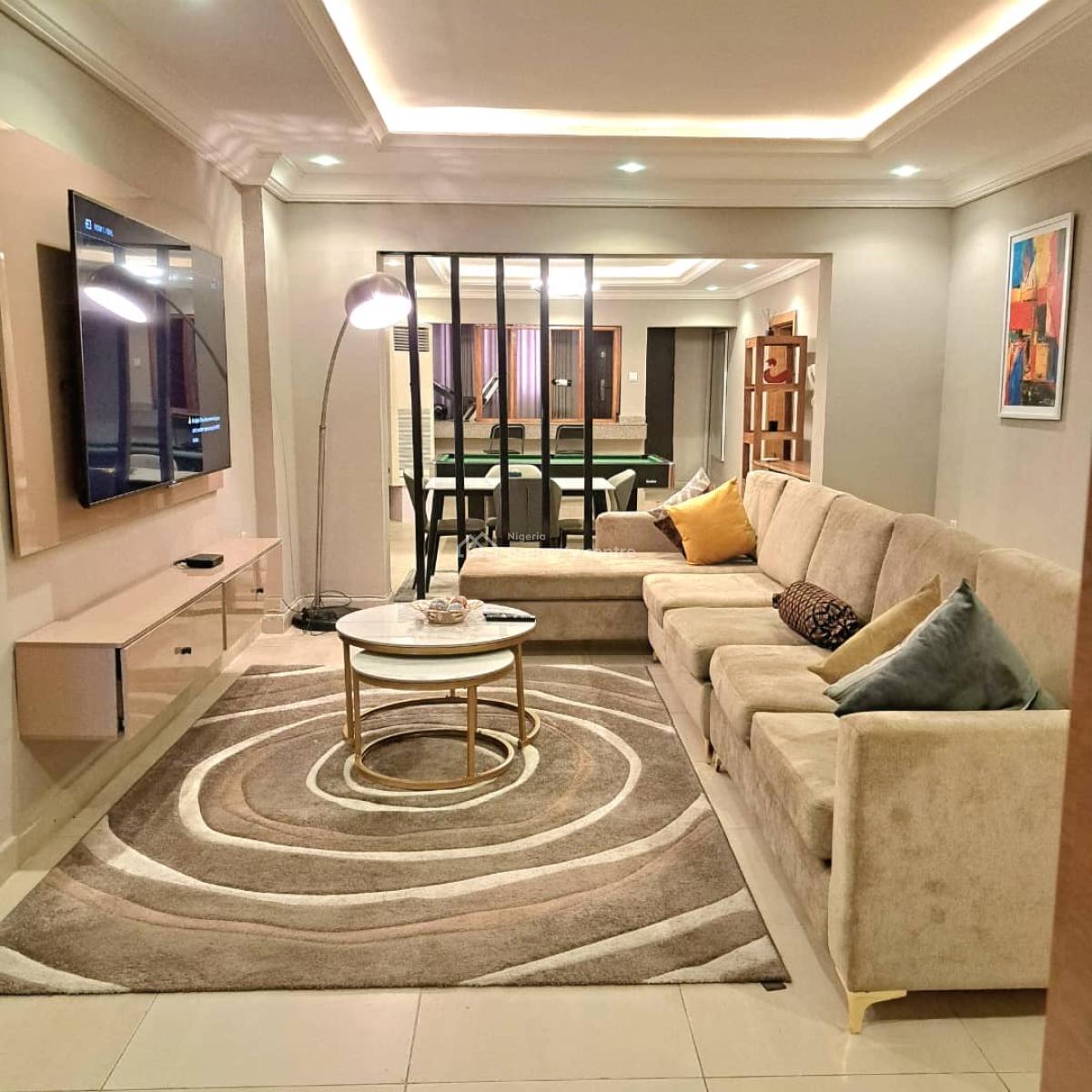 Newly Luxury 2 Bedroom Apartment with Ps5 & Snooker Netflix/prime, Lekki Phase 1, Lekki, Lagos, Flat / Apartment Short Let