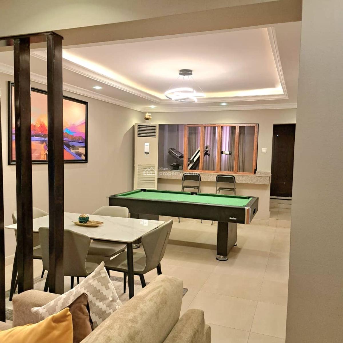 Newly Luxury 2 Bedroom Apartment with Ps5 & Snooker Netflix/prime, Lekki Phase 1, Lekki, Lagos, Flat / Apartment Short Let