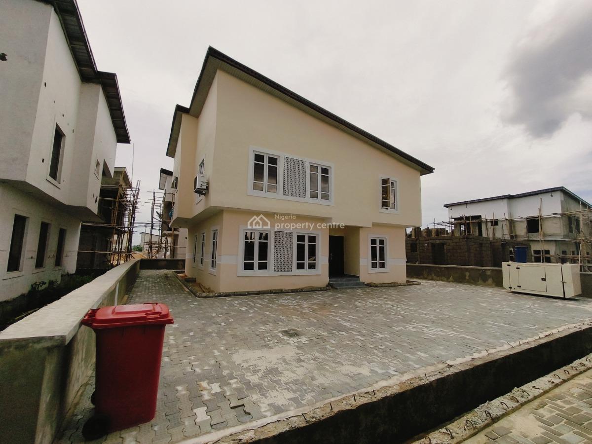 Carcass 4 Bedroom Detached Duplex, Monastery, Sangotedo, Ajah, Lagos, Detached Duplex for Sale