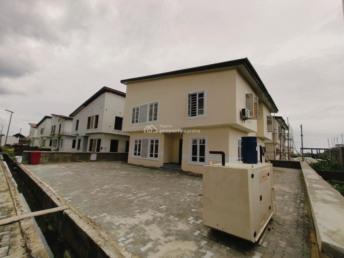 Carcass 4 Bedroom Detached Duplex, Monastery, Sangotedo, Ajah, Lagos, Detached Duplex for Sale