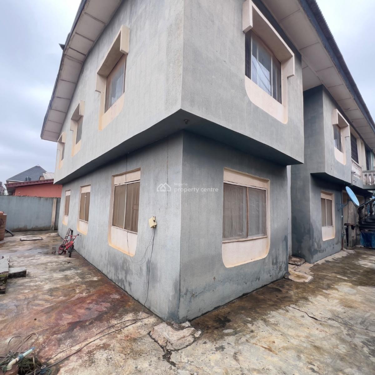 a Lovely Building Comprised of Block of 4 Flats, Fha/ Shagari Estate, Abesan, Ipaja, Lagos, Block of Flats for Sale