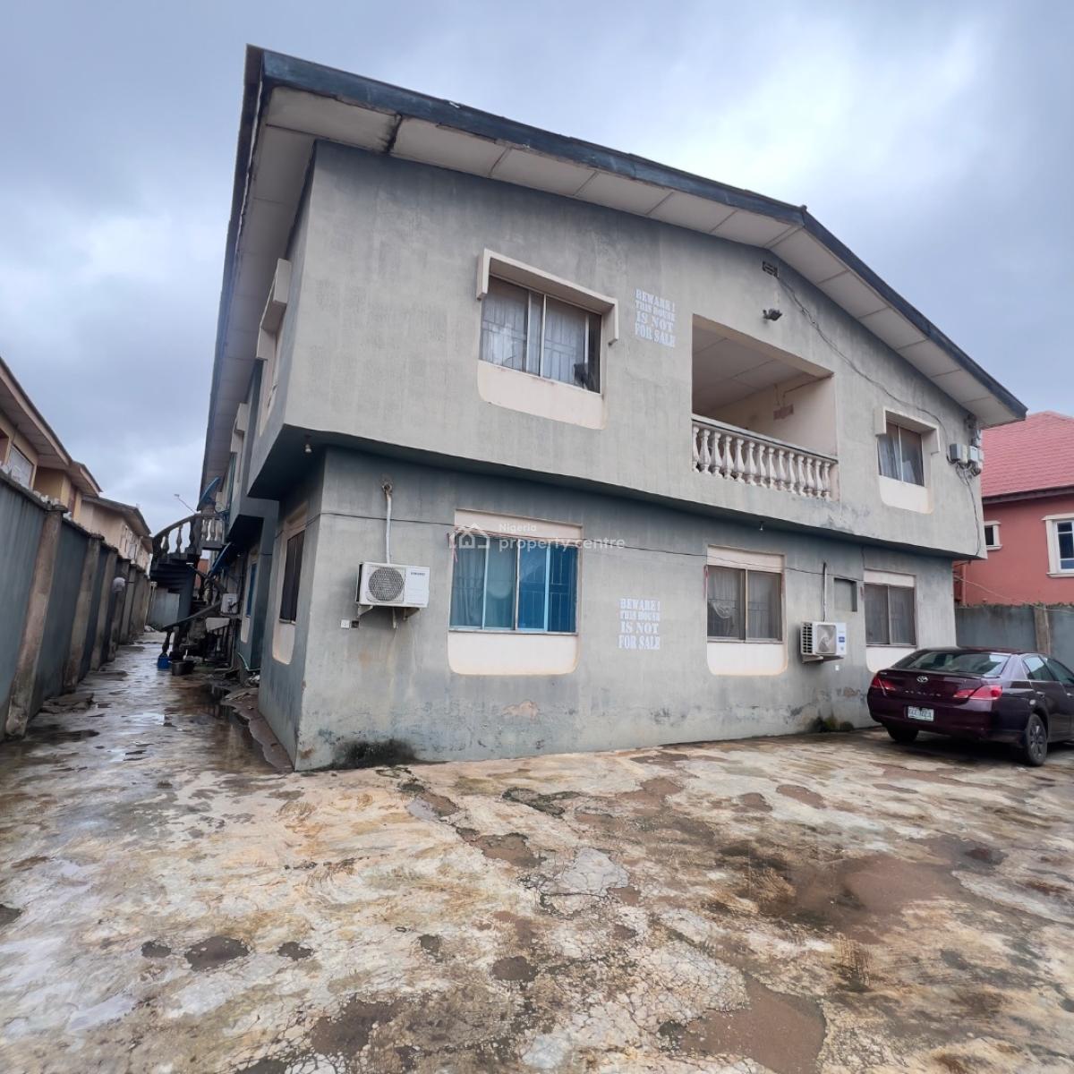 a Lovely Building Comprised of Block of 4 Flats, Fha/ Shagari Estate, Abesan, Ipaja, Lagos, Block of Flats for Sale
