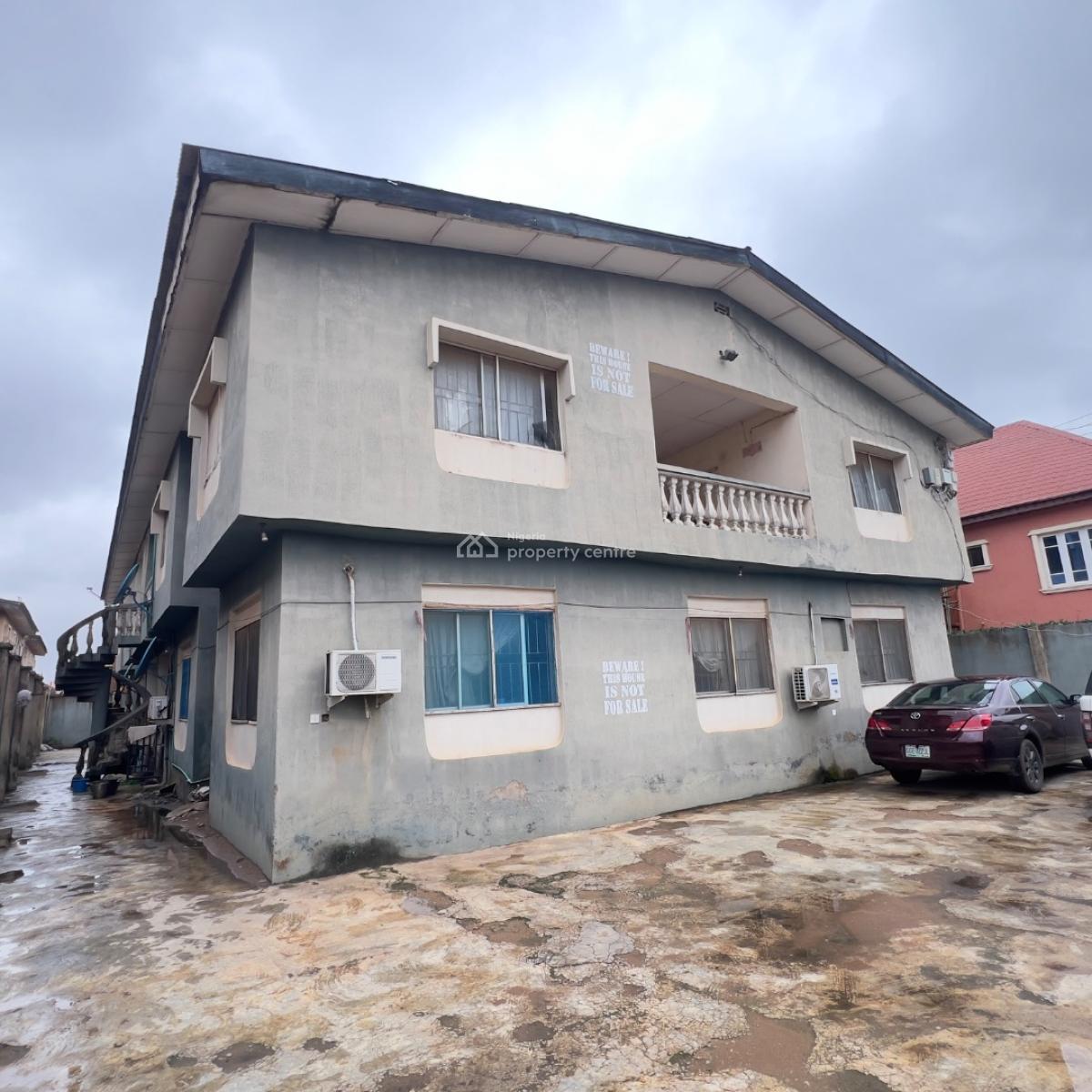 a Lovely Building Comprised of Block of 4 Flats, Fha/ Shagari Estate, Abesan, Ipaja, Lagos, Block of Flats for Sale