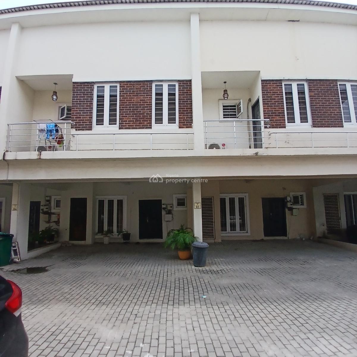 Self Serviced 4 Bedroom Terrace Duplex with Bq, Chevron Toll Gate,orchid Road, Lekki, Lagos, Terraced Duplex for Rent
