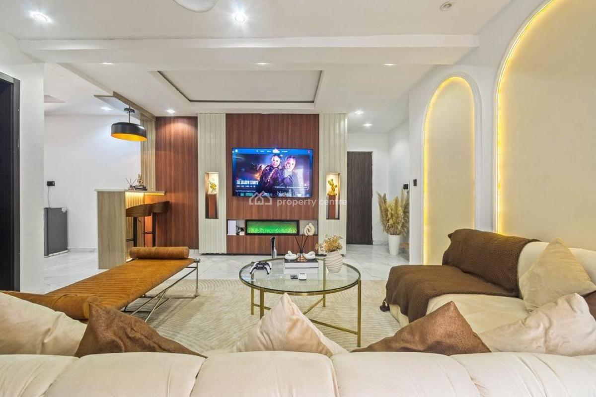 Champagne    *a Spacious Luxury 1 Bedroom with Ps5, 2 Balconies & Pr, Freedom Way, Lekki Phase 1, Lekki, Lagos, Detached Duplex Short Let
