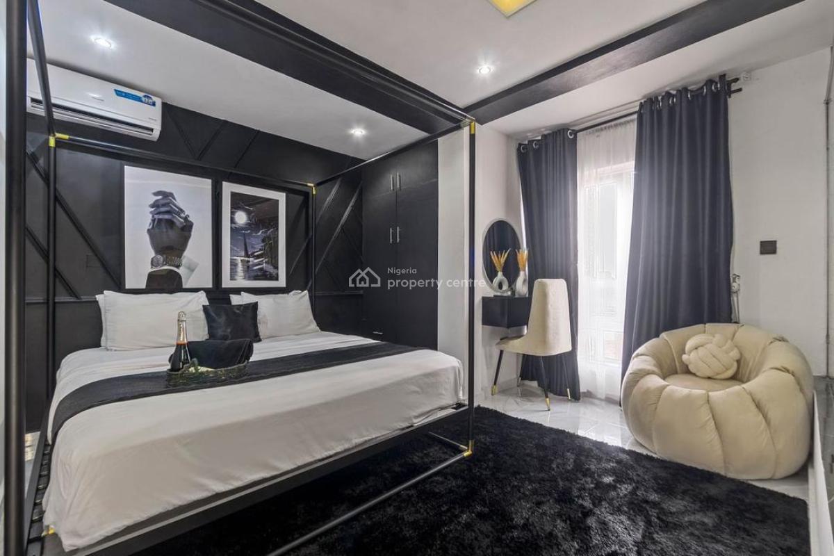 Noir & Blanc   *a Spacious Luxury 1 Bedroom with Ps5, 2 Balconies &, Freedom Way, Lekki Phase 1, Lekki, Lagos, Detached Duplex Short Let