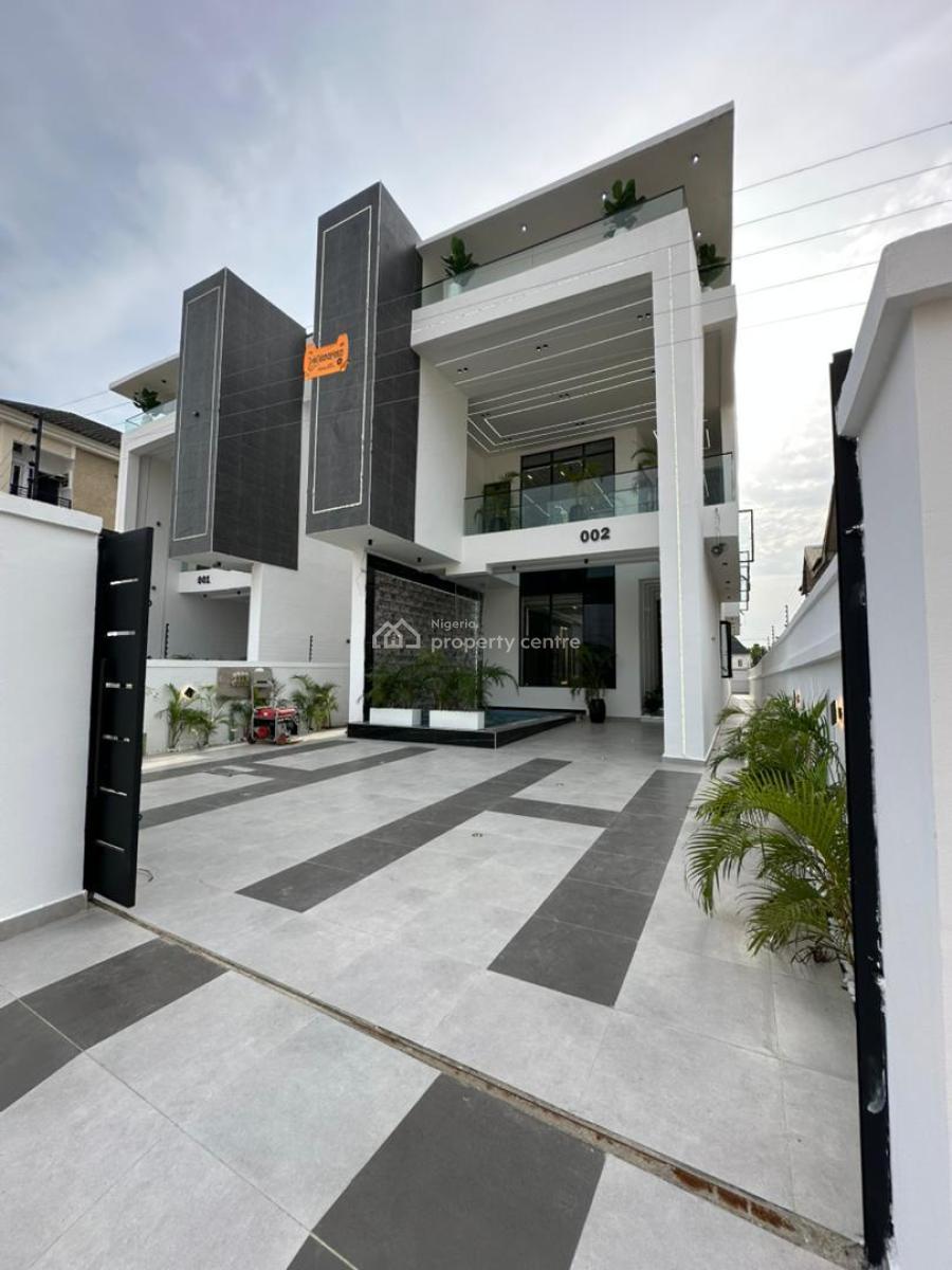 Ikota Lekki Fully Automated 5-bedroom Smart Duplex with Pool & Gym, Lekki Ajah, Ikota, Lekki, Lagos, Detached Duplex for Sale