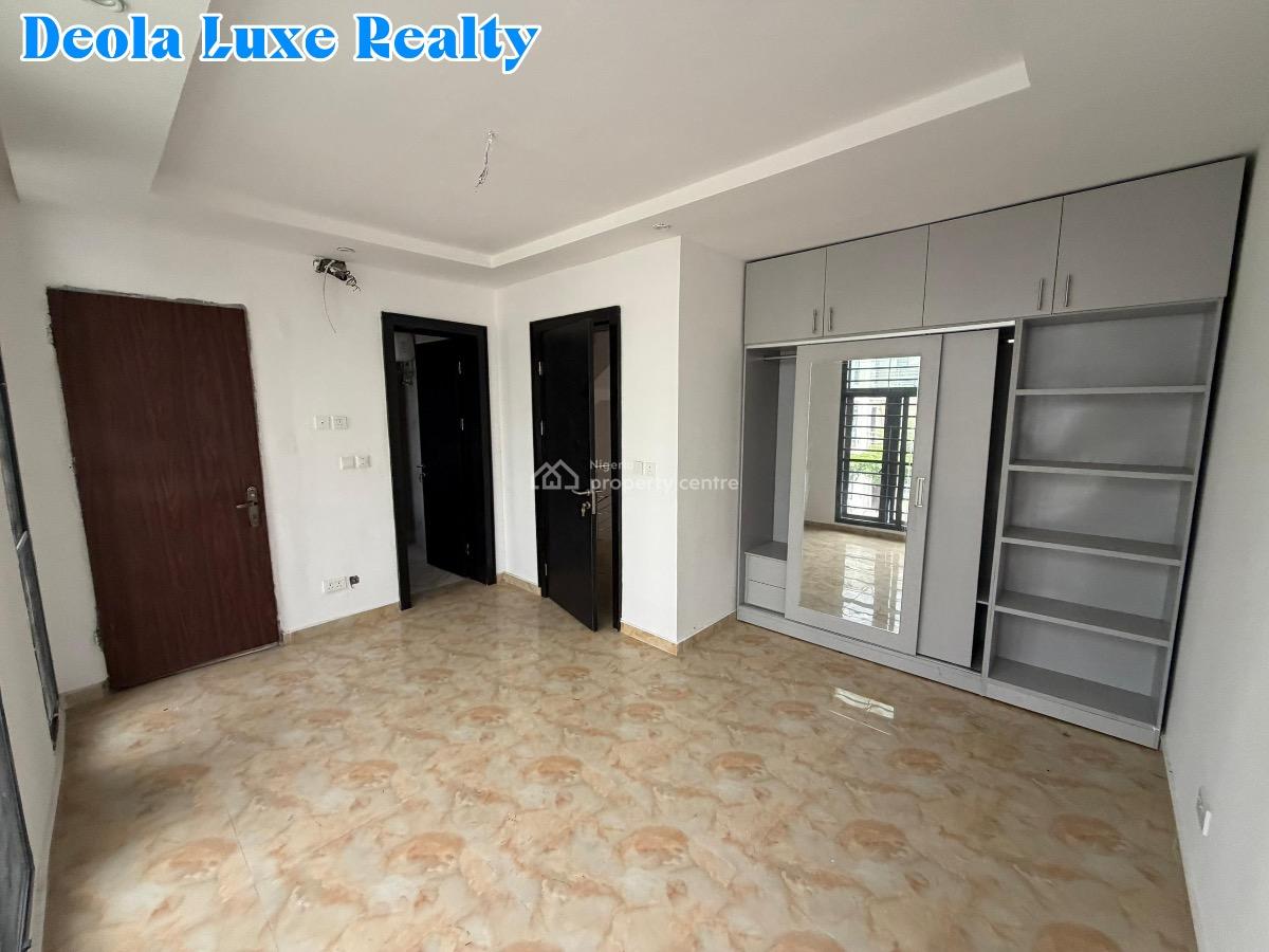 a Luxury Built 4 Bedroom Terrace Duplex in a Fully Serviced with Gym, Platinum Way, Ikate, Lekki, Lagos, Terraced Duplex for Rent