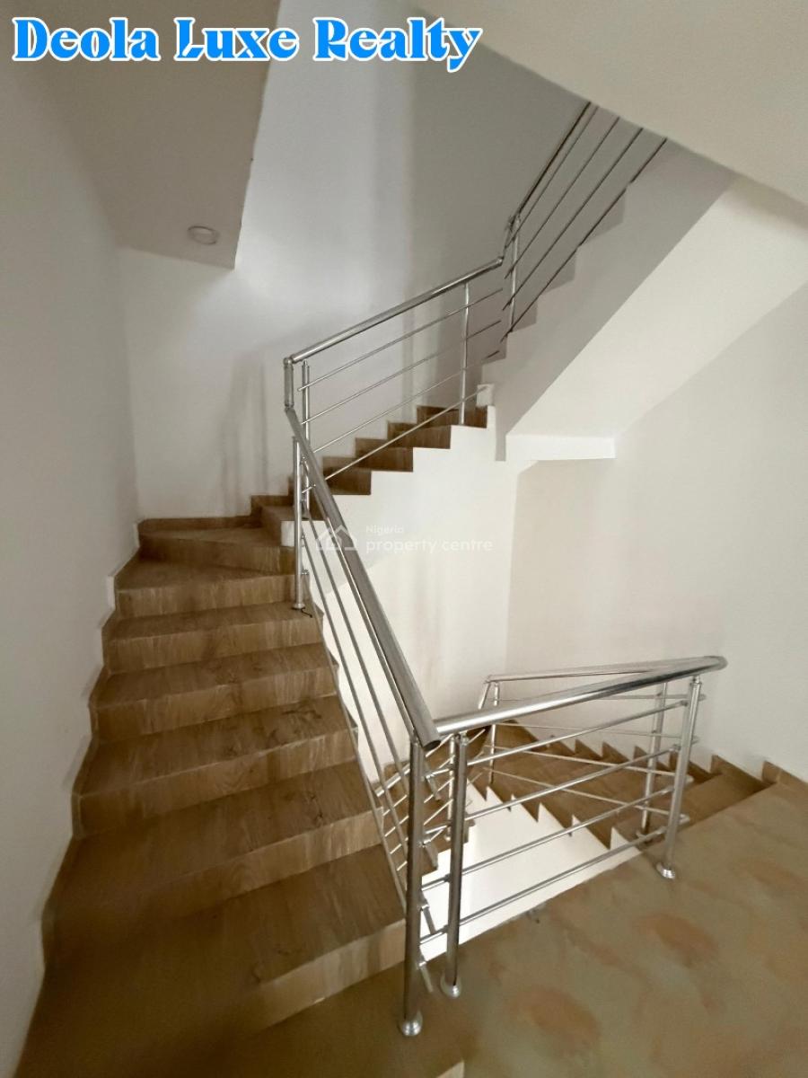 a Luxury Built 4 Bedroom Terrace Duplex in a Fully Serviced with Gym, Platinum Way, Ikate, Lekki, Lagos, Terraced Duplex for Rent