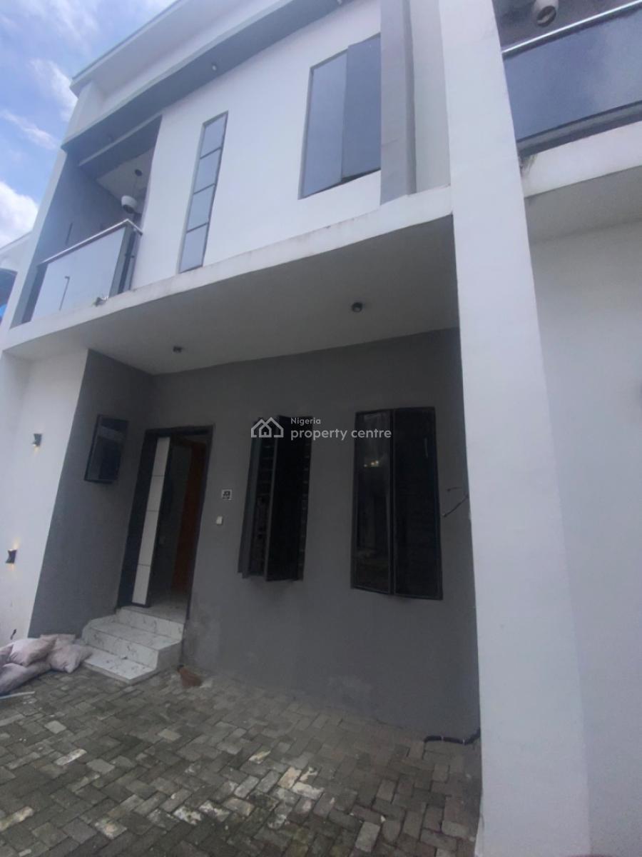 Luxury 3 Bedroom Duplex with Bq 24 Hours Light, Before Blenco Sangotedo, Sangotedo, Ajah, Lagos, Terraced Duplex for Rent