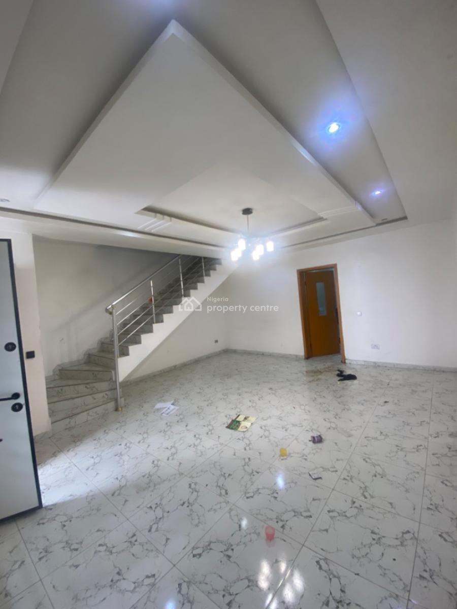 Luxury 3 Bedroom Duplex with Bq 24 Hours Light, Before Blenco Sangotedo, Sangotedo, Ajah, Lagos, Terraced Duplex for Rent