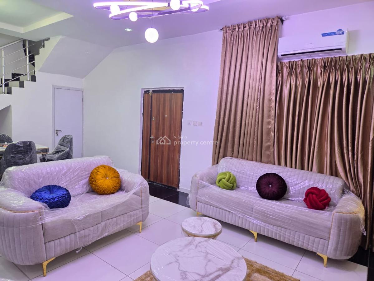 Luxury Furnished 4 Bedroom Terrace Duplex in a Secured Estat, Ikota Lekki Lagos, Lekki, Lagos, Terraced Duplex Short Let