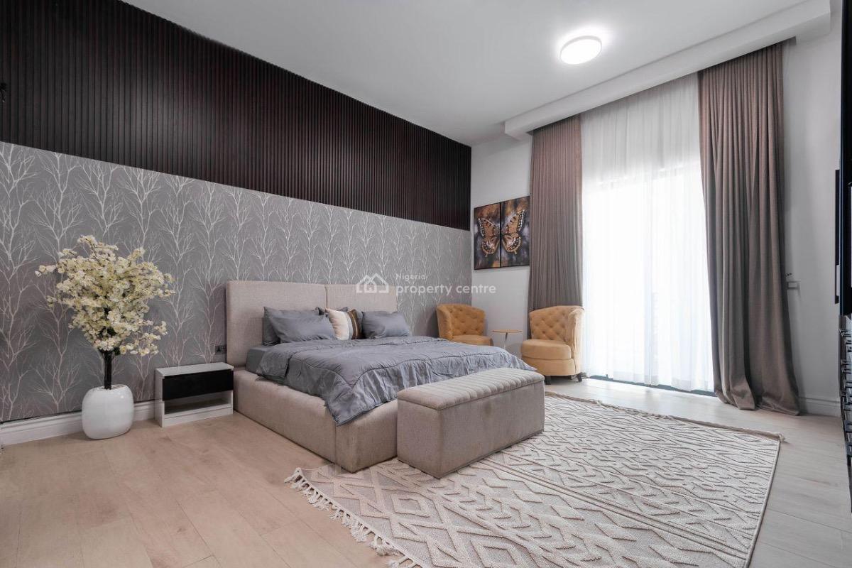 Fully  Furnished  4bedroom Semi Detached House with Bq, Off Bisola Durosinmi Etti Drive Lekki Phase 1, Lekki Phase 1, Lekki, Lagos, Semi-detached Duplex for Rent