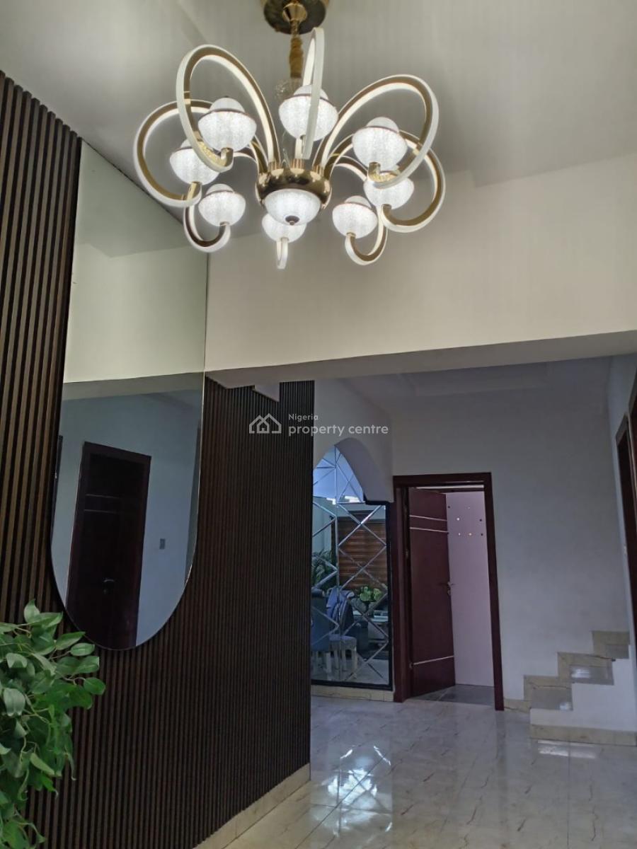 Furnished 5 Bedroom Detached Duplex Plus Bq and Gateman Room., Chevron, Lekki, Lagos, Detached Duplex for Rent