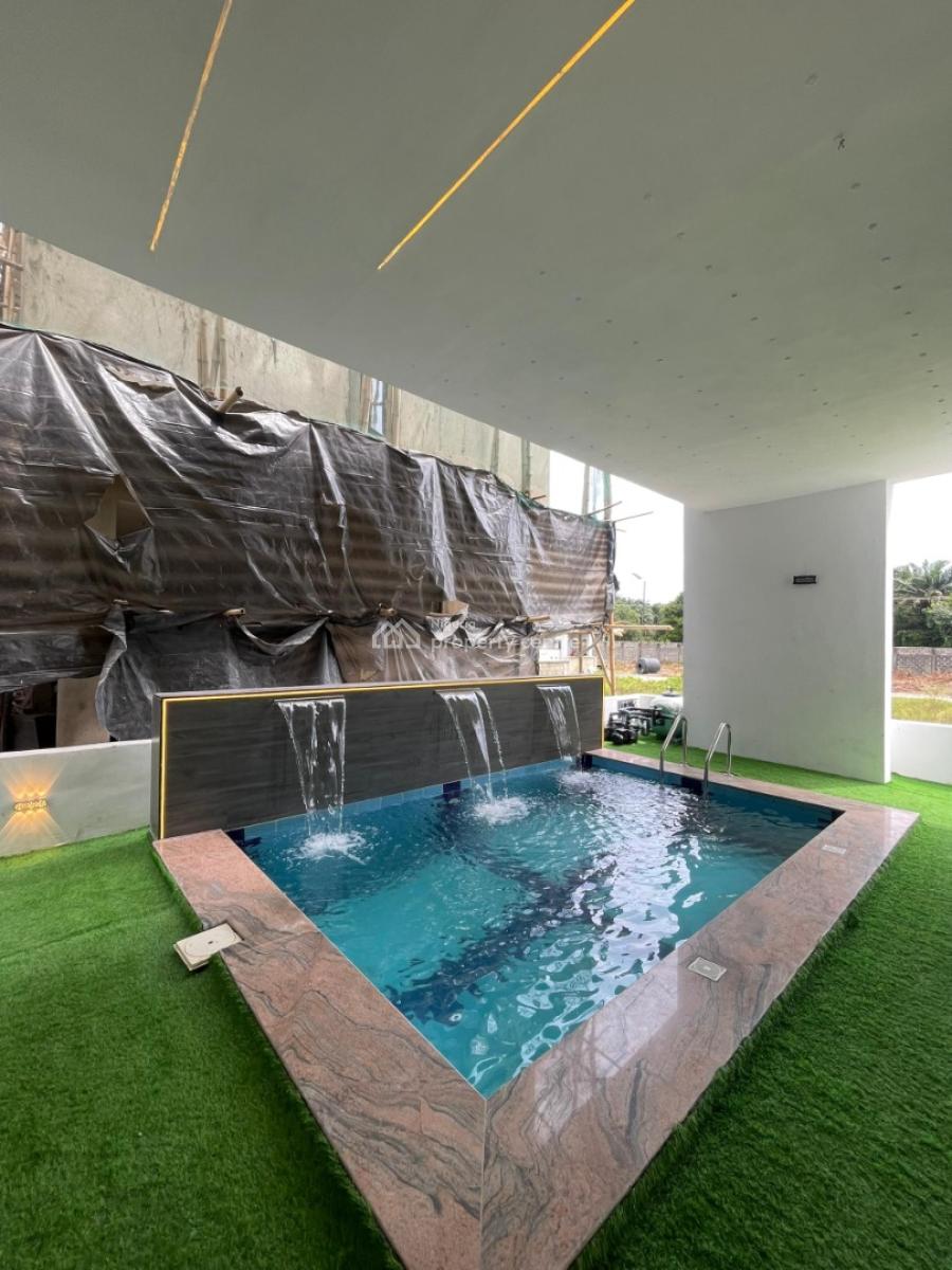 Gorgeous 5bedroom Duplex with a Bq and a Pool Within a Serene Environ, Chevron, Lekki, Lagos, Detached Duplex for Sale