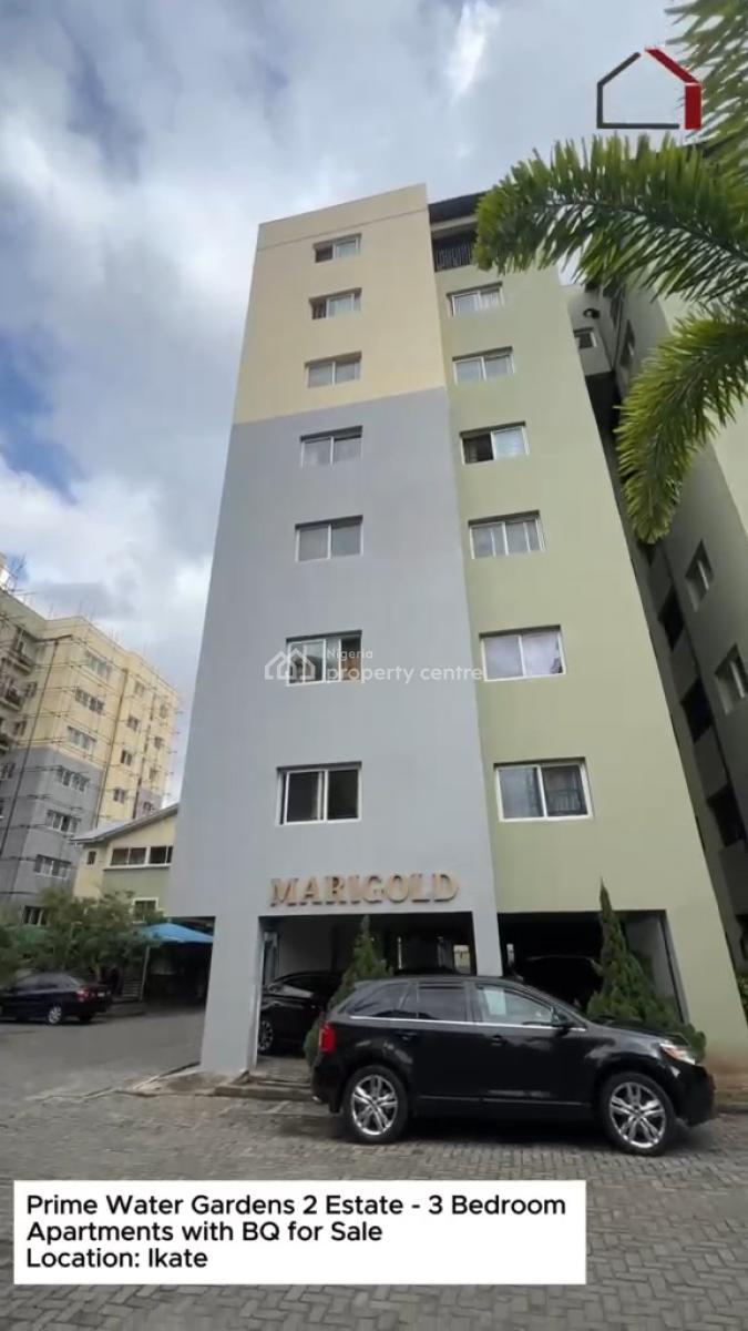 3bedroom Apartment with a Bq, Prime Water Ikate Lekki, Lekki, Lagos, Flat / Apartment for Sale