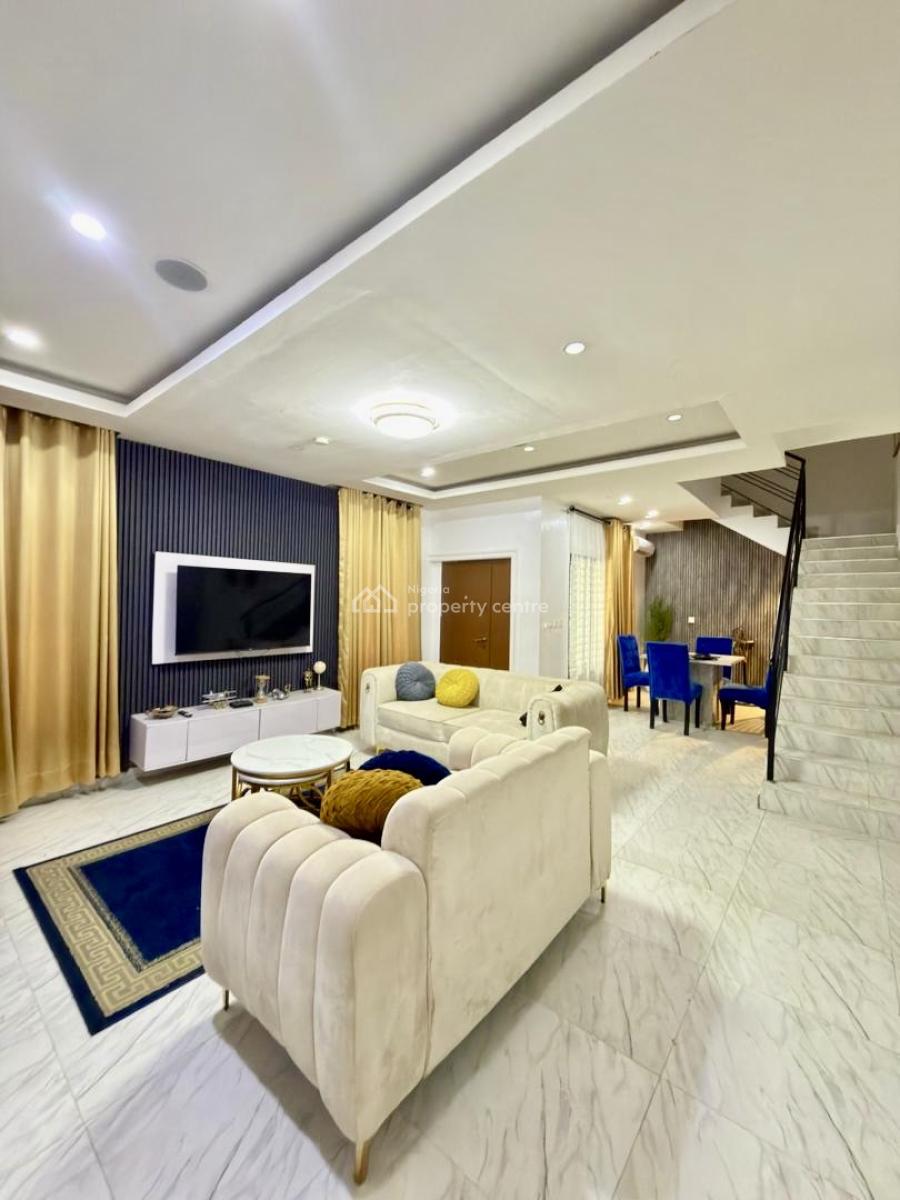 Aesthetically Pleasing Fully Furnished in Solar Powered Estate, Urban Prime 4, Ajah, Lagos, Semi-detached Duplex for Rent