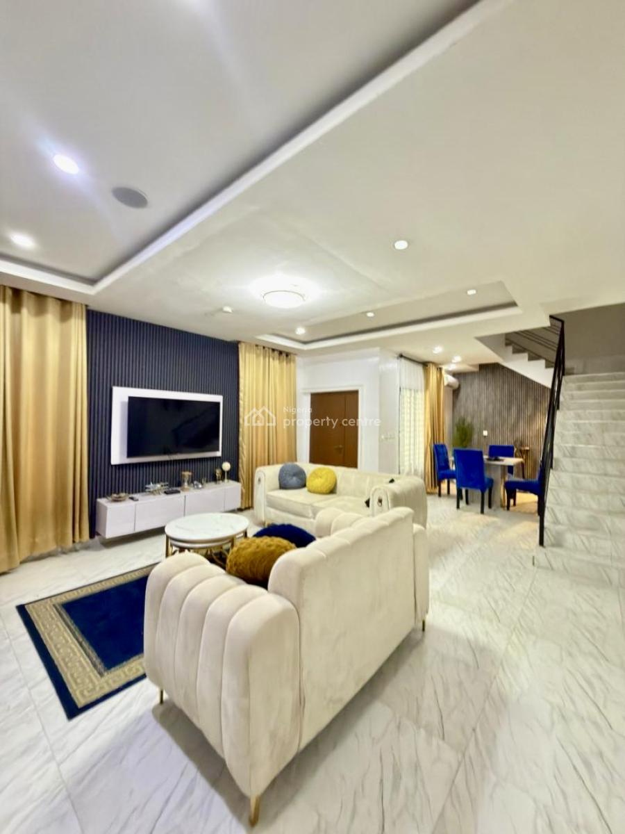 Aesthetically Pleasing Fully Furnished in Solar Powered Estate, Urban Prime 4, Ajah, Lagos, Semi-detached Duplex for Rent