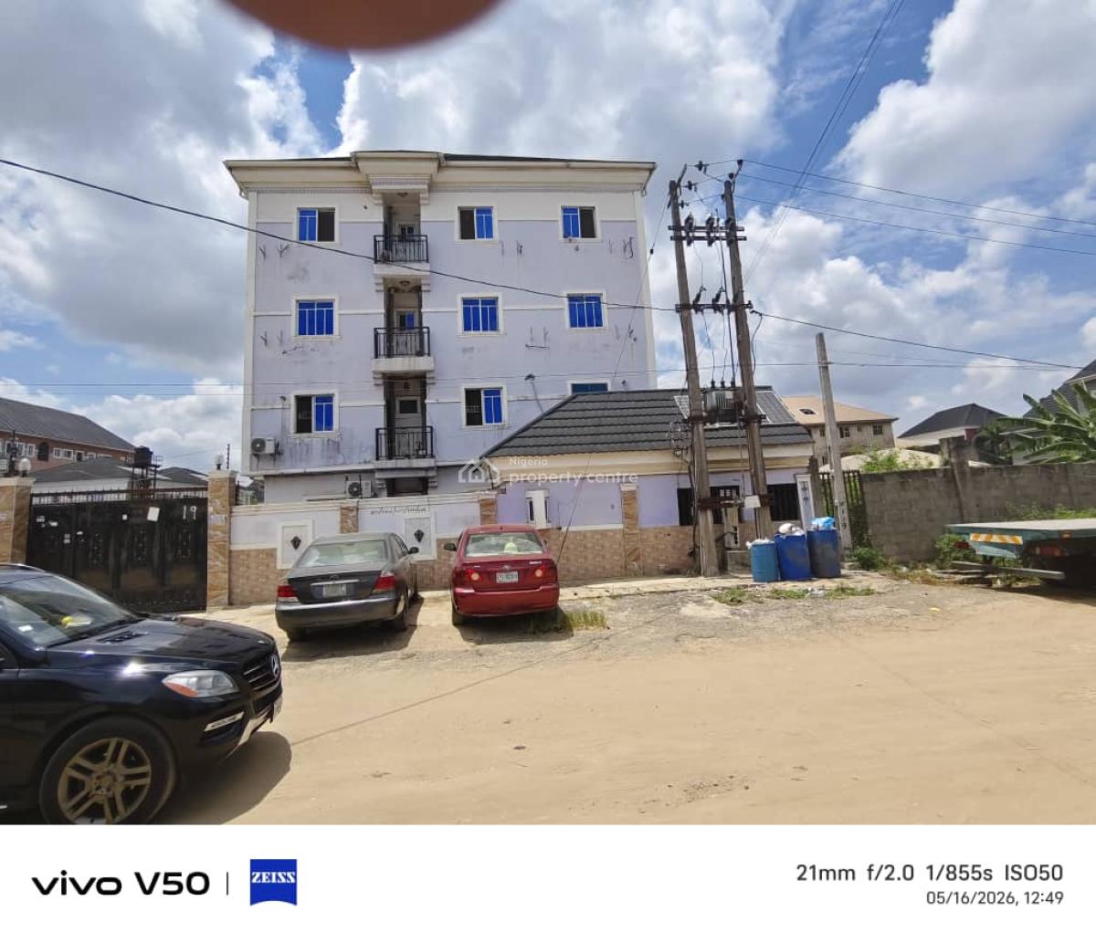3-storey Building,  Comprising 8 Units of Standard 3 Bedroom Flats, Off Ago Palace Way. Okota, Okota, Isolo, Lagos, Block of Flats for Sale